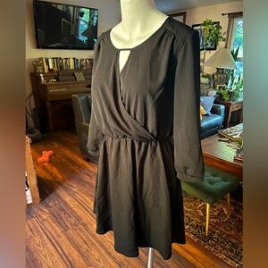 Black Dress with keyhole details